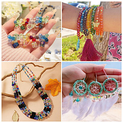 220Pcs 11 Colors Electroplate Glass Beads Strands&nbsp;EGLA-TA0013-52