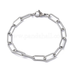Tarnish Resistant 304 Stainless Steel Paperclip Chains&nbsp;STAS-I146-01P