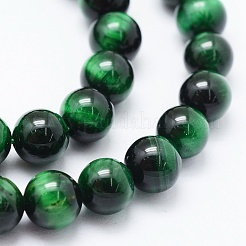 Natural Tiger Eye Beads Strands&nbsp;X-G-F561-8mm-B01