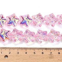 Electroplate Baking Paint Glass Beads Strands&nbsp;X1-EGLA-K061-12A-AB04