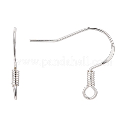 925 Sterling Silver Flat Coil Earwire&nbsp;STER-S002-53