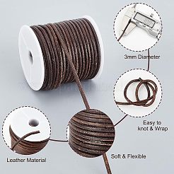Cowhide Leather Cord&nbsp;WL-WH0010-01B