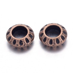 Tibetan Style Alloy European Beads&nbsp;TIBEB-EAA386Y-R-FF