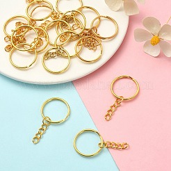 20Pcs Iron Split Key Rings&nbsp;IFIN-YW0003-01G