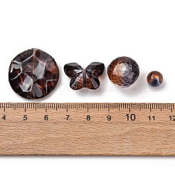 Two Tone Transparent Acrylic Beads&nbsp;OACR-Z041-12