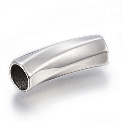 Tarnish Resistant 304 Stainless Steel Tube Beads&nbsp;STAS-K185-19P