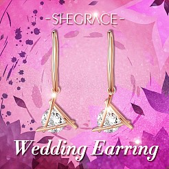 Brass Dangle Earrings&nbsp;JE722B-1