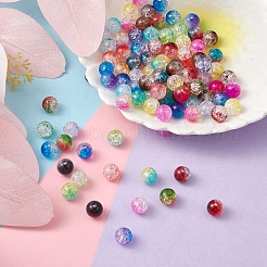 Transparent Crackle Acrylic Beads&nbsp;CACR-YW0001-09B