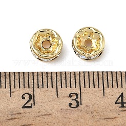 316 Surgical Stainless Steel Rhinestone Spacer Beads&nbsp;X-STAS-L285-001G-03