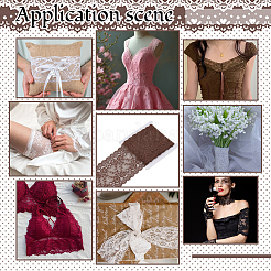 1 Roll 10% Spandex & 90% Nylon Lace Ribbon&nbsp;OCOR-OC0001-96E
