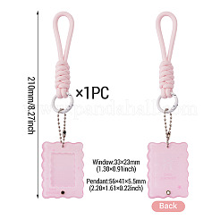 Polyester & Acrylic Photo Frame Keychains&nbsp;KEYC-TAC0030-11B