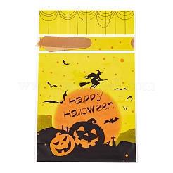 50Pcs Rectangle Halloween Candy Plastic Bags&nbsp;ABAG-U001-01B