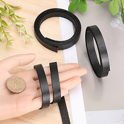 3Pcs Flat Leather Jewelry Cord&nbsp;WL-GF0001-16C-02