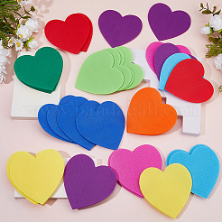 81Pcs 9 Colors Heart Shape Markers Carpet Markers&nbsp;DIY-FH0010-74