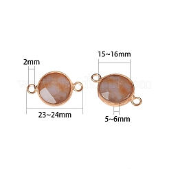 10Pcs 10 Styles Gemstone Links Connectors&nbsp;G-SZ0001-12LG
