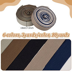 18 Yards 6 Colors Polycotton Ribbon&nbsp;OCOR-NB0002-55