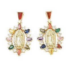 Religion Brass Pave Cubic Zirconia Pendants&nbsp;CU-CBA83A6-01B-G