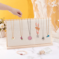 Wooden Necklace Display Stands&nbsp;AJEW-WH0459-92A