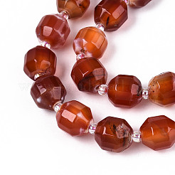 Natural Agate(Dyed & Heated) Beads Strands&nbsp;G-T139-92C