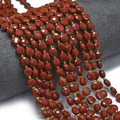 Natural Red Jasper Beads Strands&nbsp;G-K389-B67-01