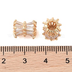 Brass Beads with Glass&nbsp;KK-B100-022G