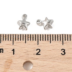 SHEGRACE Brass Star Charms&nbsp;XGR0109P-97P