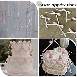 80Pcs Bowknot Polyester Ornament Accessories&nbsp;FIND-SC0020-89D