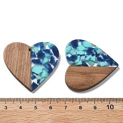 Resin and Walnut Pendants&nbsp;FIND-R051-09H