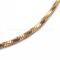 304 Stainless Steel Snake Chain Anklets&nbsp;X-AJEW-G024-07G