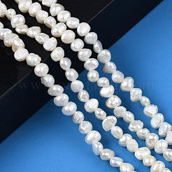 Natural Cultured Freshwater Pearl Beads Strands&nbsp;PEAR-N014-04A