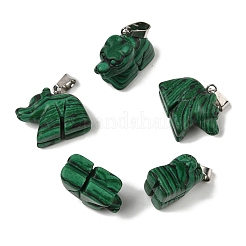 Natural & Synthetic Mixed Gemstone Pendants&nbsp;G-B127-02P