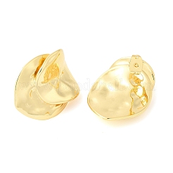 Brass Twist Stud Earrings&nbsp;EJEW-K251-11G