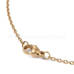 Natural & Synthetic Mixed Gemstone Cross Pendant Necklace with Copper Chains&nbsp;NJEW-JN04446-01