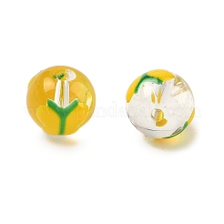 Transparent Glass Enamel Beads&nbsp;GLAA-P078-01A-01