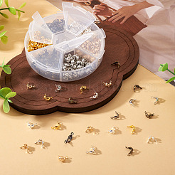 480Pcs 6 Colors Jewelry Iron Bead Tips&nbsp;IFIN-PJ0001-02