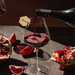 40Pcs Mirror Acrylic Wine Glass Charms&nbsp;AJEW-FG0003-02A