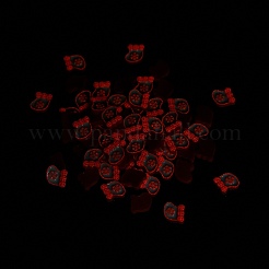 Christmas Theme Luminous Resin Cabochons&nbsp;RESI-U003-02D