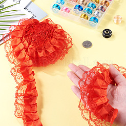 12.5 Yards Polyester Lace Ribbon&nbsp;OCOR-TA0003-85A