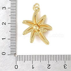 Brass & ABS Plastic Pearl Pendants&nbsp;PL-CBA6938-13G-01