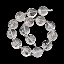 Natural Quartz Crystal Beads Strands&nbsp;G-D105-A06