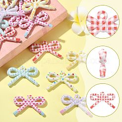 30Pcs 6 Colors Opaque Printed Acrylic Pendants&nbsp;MACR-FS0002-45