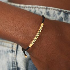 304 Stainless Steel Tube Bead Braided Bead Bracelets&nbsp;FS-WGDF774-02