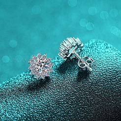 Anti-Tarnish 925 Sterling Silver Micro Pave Clear Cubic Zirconia&nbsp;AJEW-U007-10P