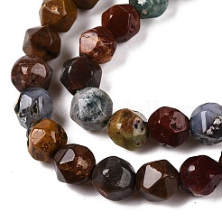 Natural Ocean Jasper Beads Strands&nbsp;G-T138-226