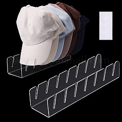 4Pcs Acrylic Hat Display Stands&nbsp;ODIS-GL0001-11
