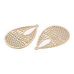 Long-Lasting Plated Brass Filigree Pendants&nbsp;KK-K336-33KCG