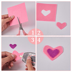 66Pcs Non Woven Fabric&nbsp;DIY-TAC0016-67A