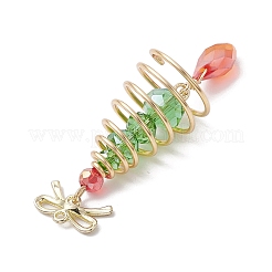 Christmas Theme Copper Wired Glass Pendants&nbsp;PALLOY-JF02861-03