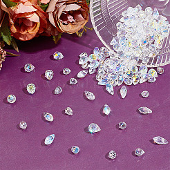 150Pcs 3 Styles Electroplate Glass Beads&nbsp;EGLA-HY0001-15