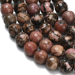 Natural Rhodonite Beads Strands&nbsp;G-L642-F02-10mm